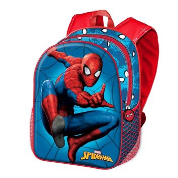 Marvel Spiderman Courageous-Petit sac à dos 3D, multicolore 1