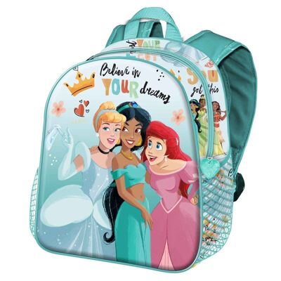 Disney Princess Dreams-Small 3D Backpack, Blue