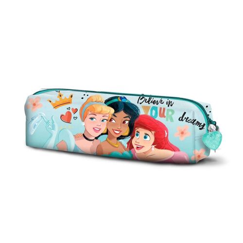 Princesas Disney Dreams-Estuche Portatodo Cuadrado, Azul