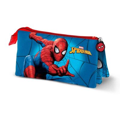Marvel Spiderman Courageous-Triple Federmäppchen, mehrfarbig