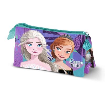 Disney Frozen 2 Truth-Estuche Portatodo Triple, Lila