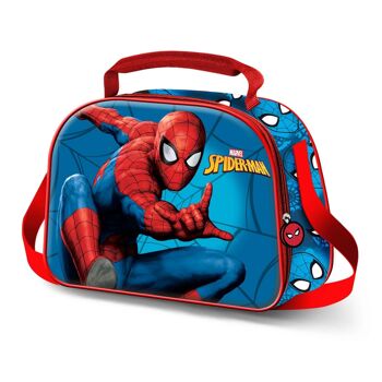 Marvel Spiderman Courageous-3D Sac à déjeuner Multicolore 1