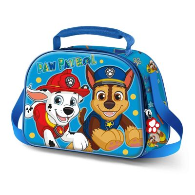 La Patrulla Canina Run-Bolsa Portamerienda 3D, Multicolor