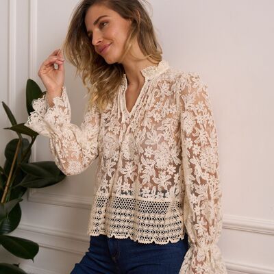 Blouse en dentelle - 81016