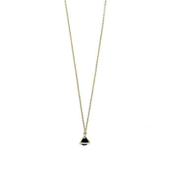 Collier en or - Charm petit triangle 1
