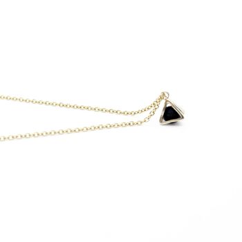 Collier en or - Charm petit triangle 2