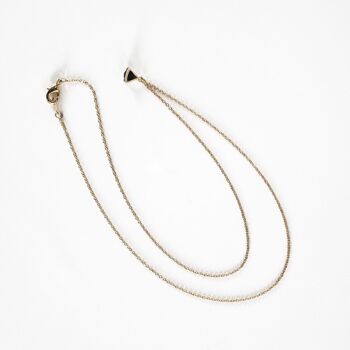 Collier en or - Charm petit triangle 3