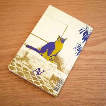 Petit carnet A6 Animaux - Le chat de gouttière - 64 pages lignées 2