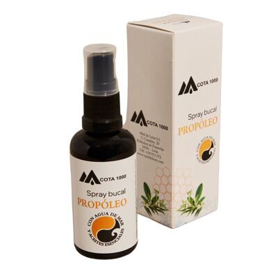 Spray buccal à la propolis biologique 100 % naturel | Spray à la propolis | Conteneur de 50 ml