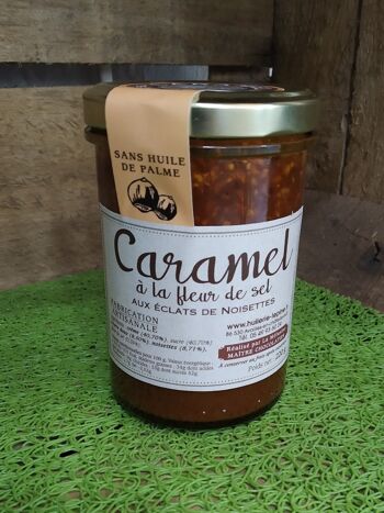 caramel à la fleur de sel aux éclats de noisettes