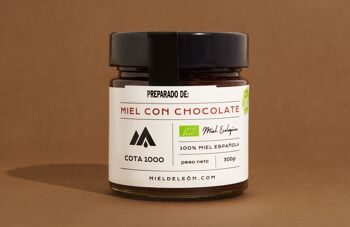 Crème de Miel au Chocolat. Bio 100% Naturel | COTA1000 | Sans gluten, sans lactose 1