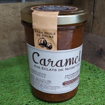 caramel aux éclats de noisettes