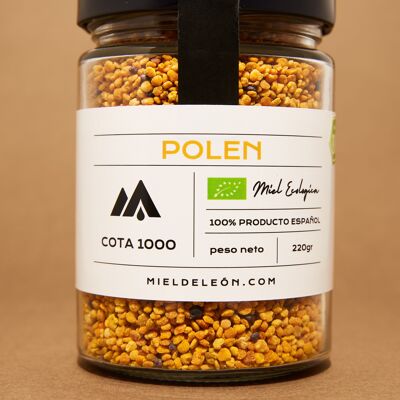Hochwertiger getrockneter Pollen, 100 % natürlich, ökologisch, bio | COTA 1000 | Herkunft El Bierzo (Spanien)