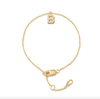 Bracciale Catenella avec Lettera 3