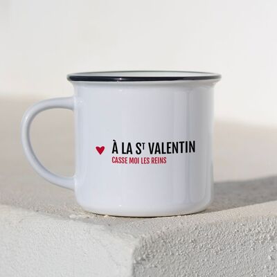 Tasse Brich mir den Rücken / Valentinstag