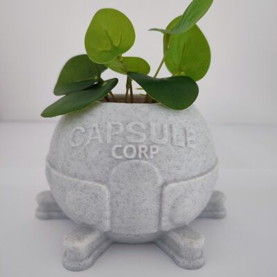 Dragon Ball Flower Pot - Capsule Corp - Home Decoration.