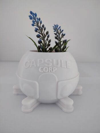 Pot de Fleur Dragon Ball - Capsule Corp - Décoration Maison. 6