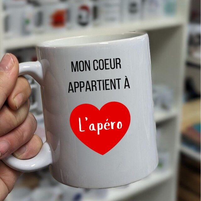 Taza “Mi corazón es del aperitivo”