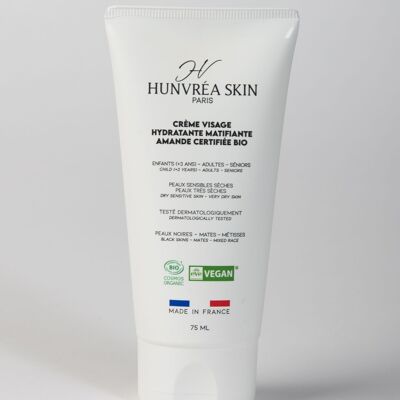 CREMA FACIAL HIDRATANTE CERTIFICADA VEGANA ORGÁNICA Y EVE COSMOS 75ML