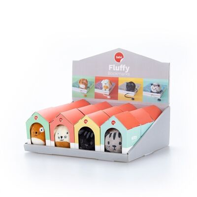 Marque-pages / Marque-pages Fluffy Couleurs Assorties X12