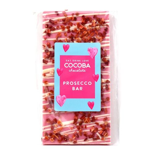 Prosecco Flavoured White Chocolate Bar