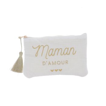 Petite trousse Mum d'amour - Maman d'amour - 16,5 x 11 cm 3