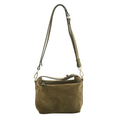 Fosca - Green suede mini bag