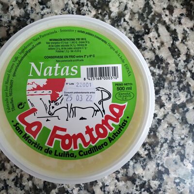 Nata artesana  La Fontona 500 ml