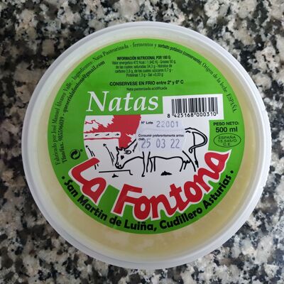 Nata artesana  La Fontona 500 ml