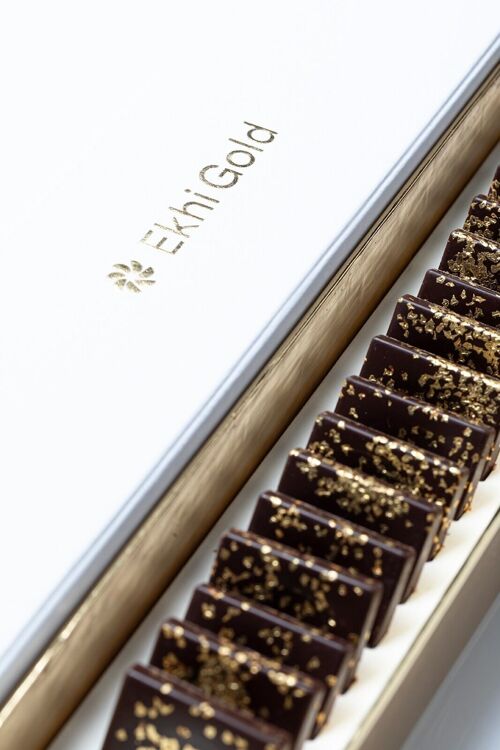 Estuche de chocolates con oro "Horizon"