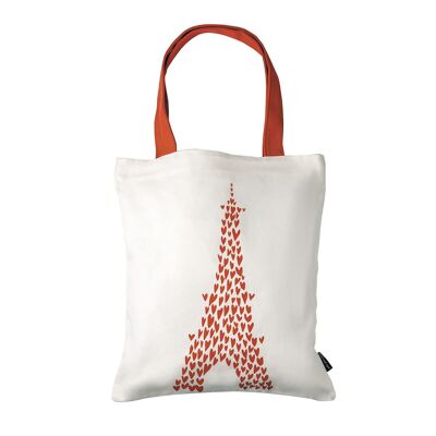 TOT BAG EIFFEL TOWER IN THE HEART