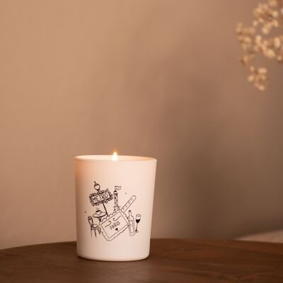 Parisian souvenir candle - Black wood scent