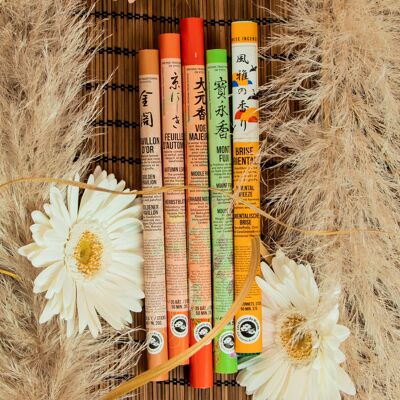 Long Japanese Roll Incense Autumn Leaves