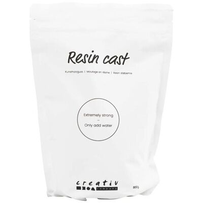 Powdered casting resin - Resin cast - White - 800 g