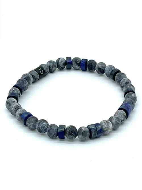 HEISHI ROCKS - LAPISLAZULI & GREY JASPER