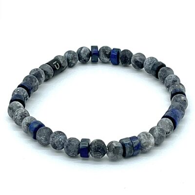 HEISHI ROCKS - LAPISLAZULI & GRAY JASPER