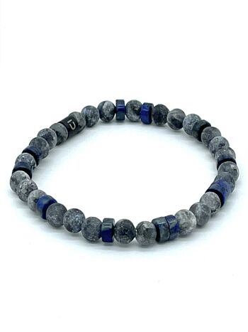 HEISHI ROCKS - LAPISLAZULI & JASPE GRIS 1