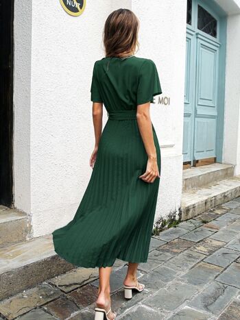 Robe plissée Vert.-YYX_B8359_GREEN 6