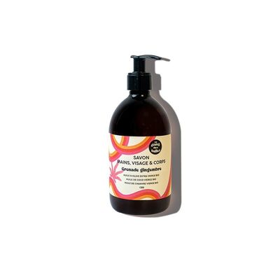 Pomegranate ginger hand, face and body soap