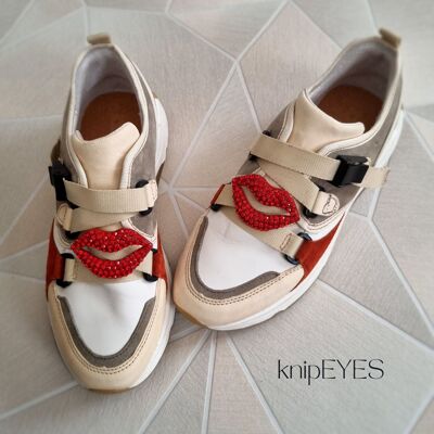Shoeclips & Fashionclips Accessories red KISS - LIPS