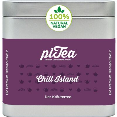 Chill Island, herbal tea, can
