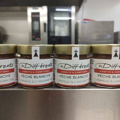 peach confit Ideal for cheeses and foie gras - 100 g