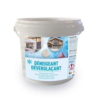 Déneigeant - Déverglaçant 4kg pour routes, trottoirs, allées... / Snow Remover & De-Icer