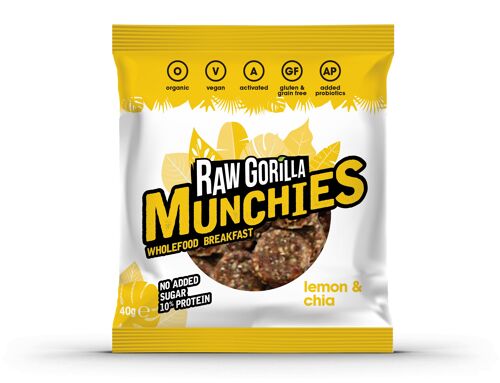 Raw Gorilla Lemon & Chia Munchies