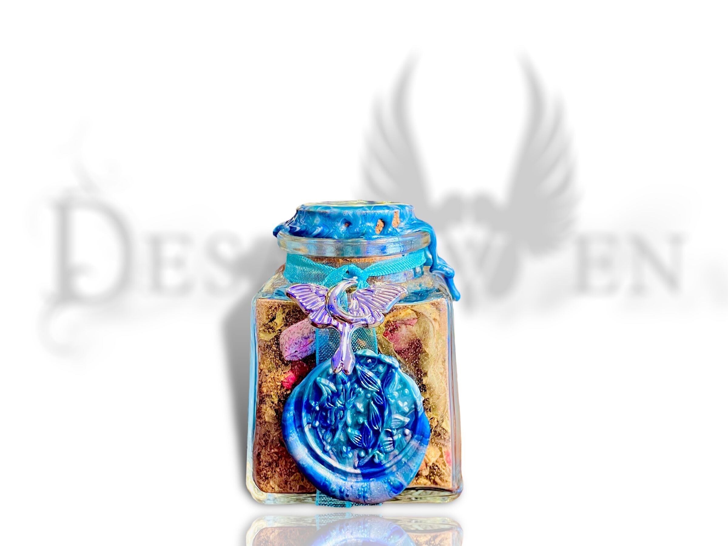 Encens rituel resine sorciere format bouteille luxe wicca magie verte