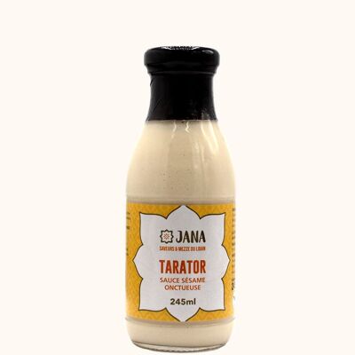 Tarator – Leckere Sesamsauce mit Tahini und Zitrone und gebrauchsfertig, 245 ml