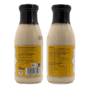 Tarator - Sauce Sésame Savoureuse à Base de Tahini et de Citron et Prête à l'Emploi 245 ml 2