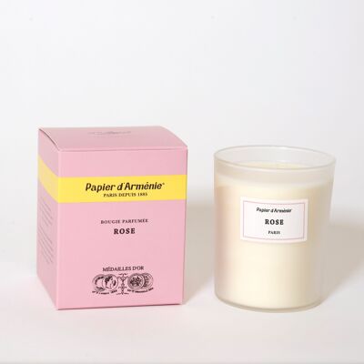 Papier d'Arménie bougie à la rose