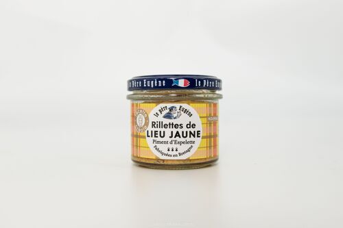 Rillettes de lieu jaune Piment d’Espelette Le Père Eugène 90g