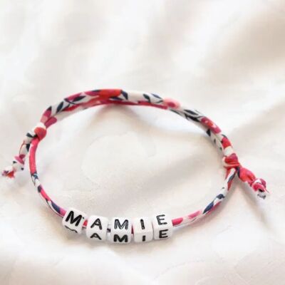 Rotes Liberty-Armband „Mamie“